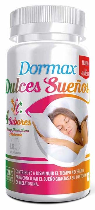 Dormax Dulces sueños · Actafarma · 120 comprimidos masticables