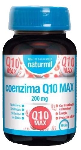 Coenzima Q10 Max 200 mg · Naturmil · 30 cápsulas