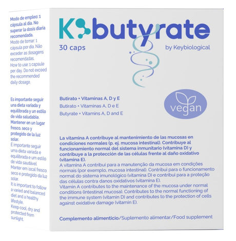 K-Butyrate · Keybiological · 30 cápsulas