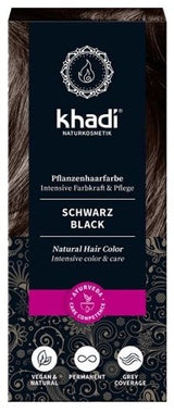 Tinte Vegetal Negro · Khadi · 100 gramos