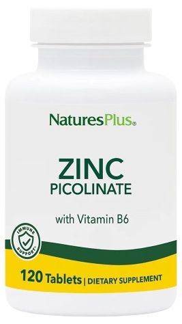 Picolinato de Zinc · Nature's Plus · 120 comprimidos