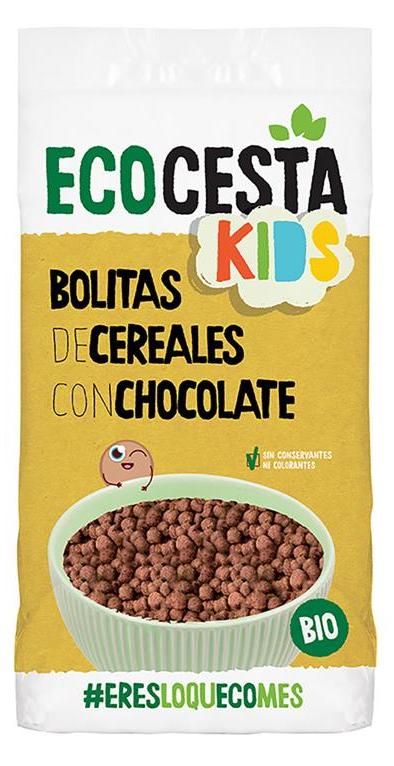 Bolitas de Cereales con Chocolate Kids Bio · Ecocesta · 400 gramos