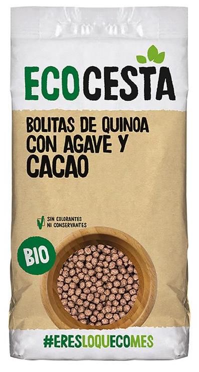 Bolitas de Quinoa Con Agave y Cacao Bio · Ecocesta · 300 gramos