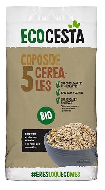 Copos de 5 Cereales Bio · Ecocesta · 500 gramos