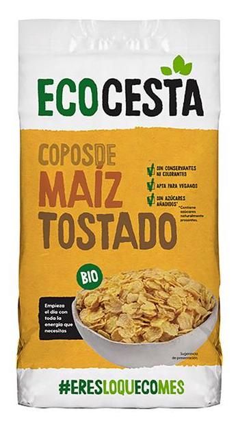 Copos de Maíz Tostado Bio · Ecocesta · 400 gramos