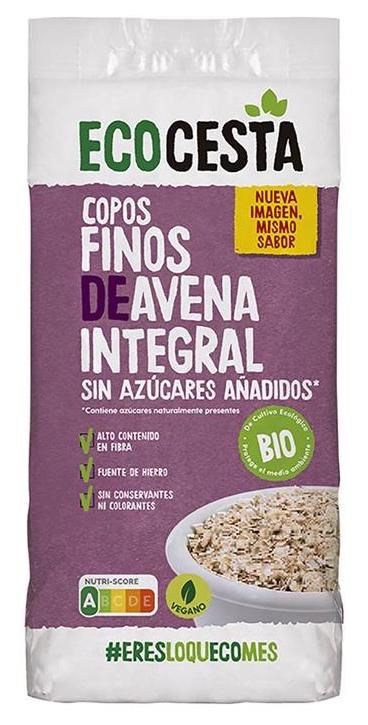 Copos Finos de Avena Integral Bio · Ecocesta · 500 gramos