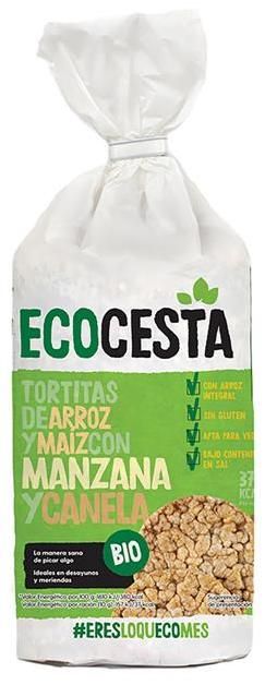 Tortitas de Arroz y Maíz con Manzana y Canela Bio · Ecocesta · 127 gramos