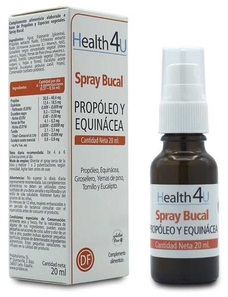 Spray Bucal Propóleo y Equinácea · Health4U · 20 ml