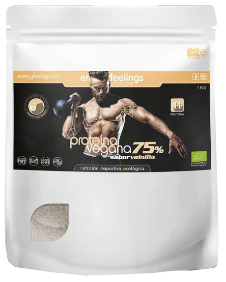 Proteína Vegetal Eco 75% - Sabor Vainilla · Energy Feelings · 1 kg