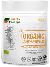 Organic AminoPower Eco 73% - Sabor Cacao · Energy Feelings · 200 gramos