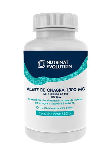 Aceite de Onagra 1.300 mg · Nutrinat Evolution · 30 cápsulas