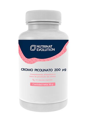 Cromo Picolinato 200 mcg · Nutrinat Evolution · 60 cápsulas