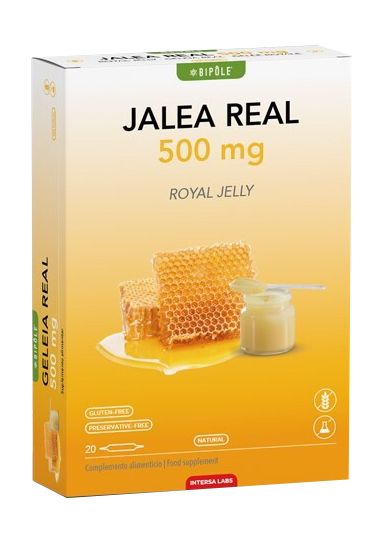 Bipole Jalea Real 500 mg · Dietéticos Intersa · 20 ampollas