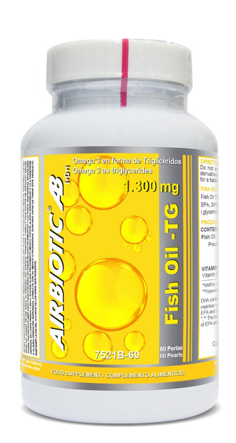 Fish Oil-TG 1300 mg · Airbiotic · 60 perlas