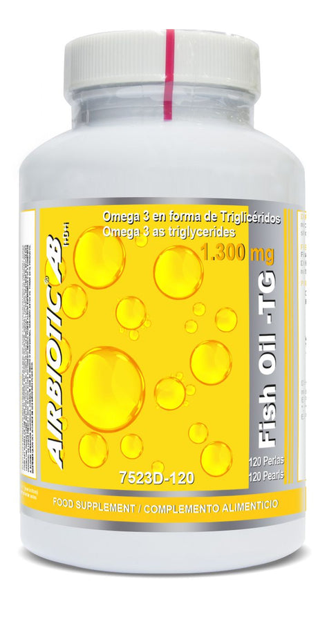 Fish Oil-TG 1300 mg · Airbiotic · 120 perlas