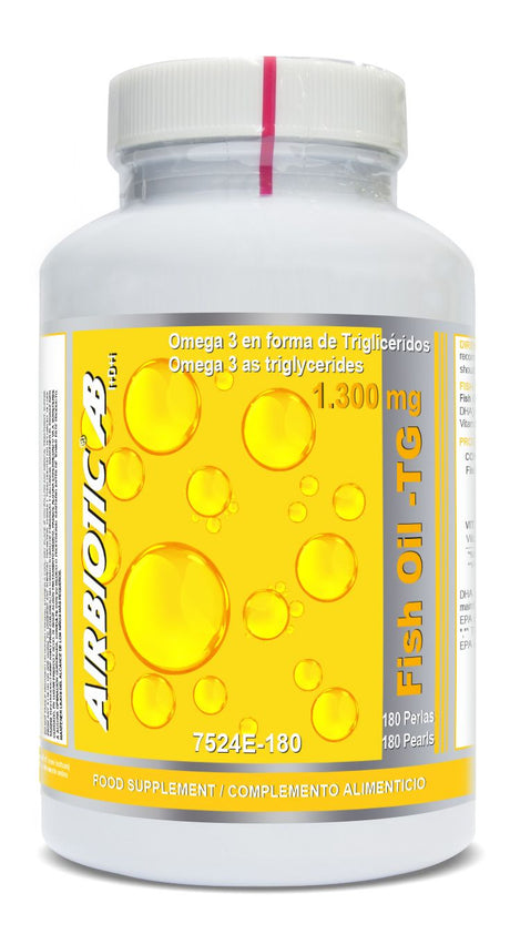 Fish Oil-TG 1300 mg · Airbiotic · 180 perlas