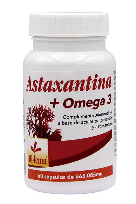 Astaxantina + Omega 3 · Bilema · 60 cápsulas