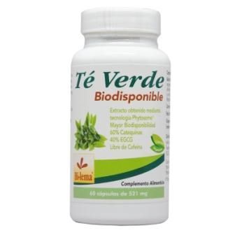 Té Verde Biodisponible · Bilema · 60 cápsulas