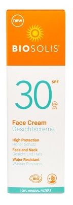 Crema Protección Solar Facial Antiedad SPF30 · Biosolis · 50 ml