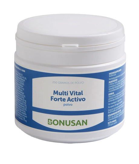 Multi Vital Forte Activo Polvo · Bonusan · 250 gramos