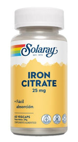 Iron (Hierro) · Solaray · 60 cápsulas