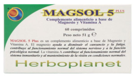 Magsol 5 Plus · Herboplanet · 60 comprimidos