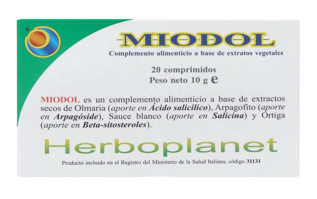 Miodol · Herboplanet · 20 comprimidos