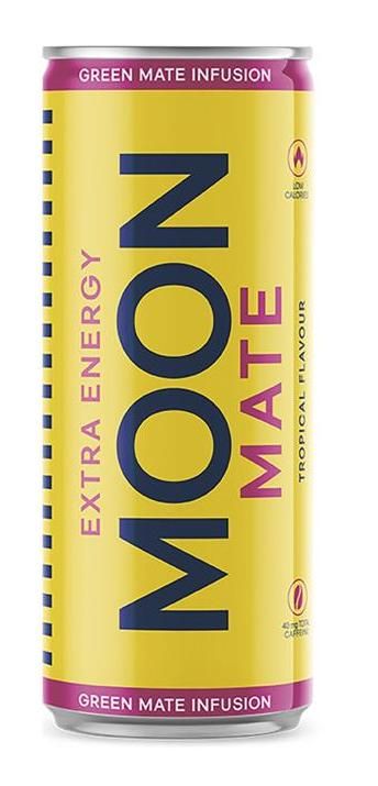 Bebida Energética de Mate - Sabor Tropical · Moon · 250 ml