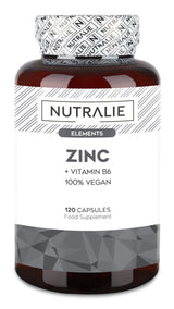 Zinc + Vitamina B6 · Nutralie · 120 cápsulas