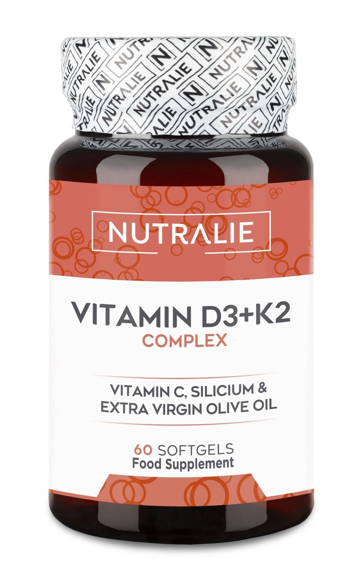 Vitamina D3 + K2 Complex · Nutralie · 60 cápsulas