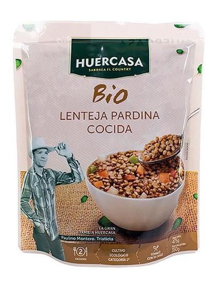 Lenteja Pardina Cocida Bio · Huercasa · 475 gramos