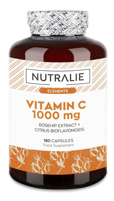 Vitamina C 1.000 mg · Nutralie · 180 cápsulas