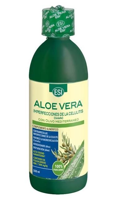 Zumo de Aloe Vera con Olivo Mediterráneo · ESI · 500 ml