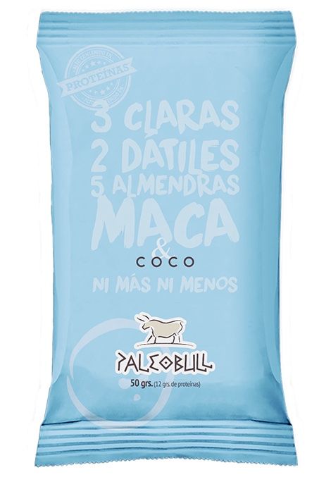 Barrita de Coco y Maca · Paleobull · 50 gramos