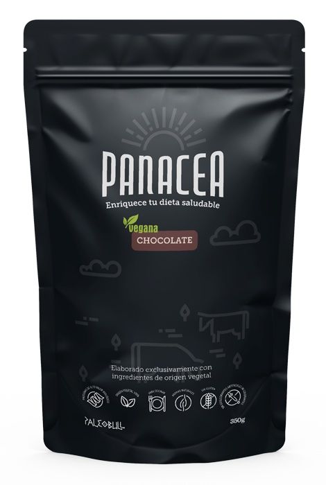 Panacea: Proteína Vegana - Sabor Chocolate · Paleobull · 350 gramos