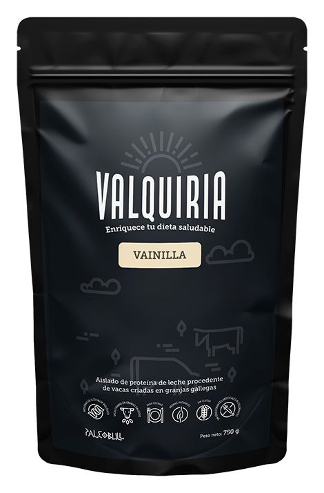 Valquiria: Aislado de Proteína de Leche - Sabor Vainilla · Paleobull · 750 gramos