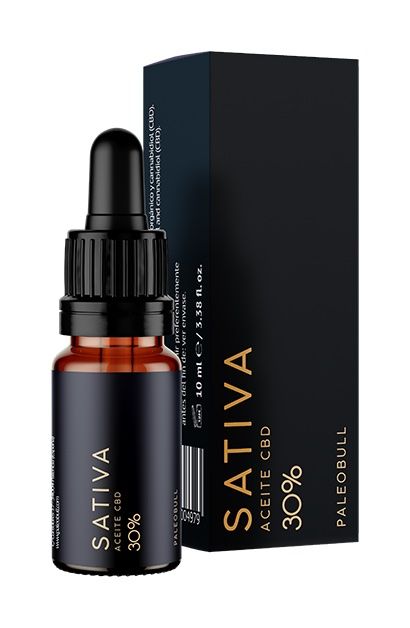 Sativa: Aceite CBD 30% · Paleobull · 10 ml