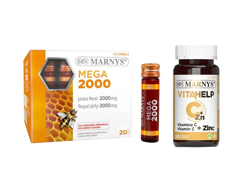 Pack Mega 2000 + Vitahelp - Vit C + Zinc · Marnys