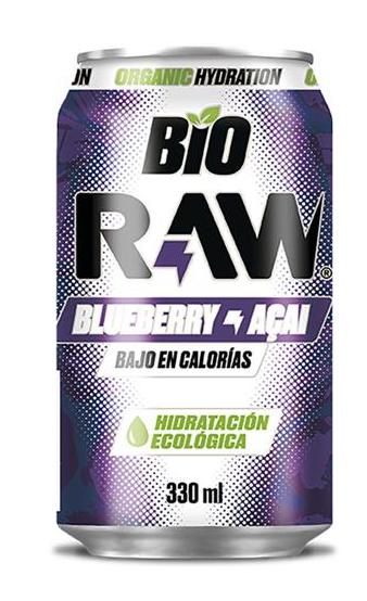 Bebida Isotónica - Sabor Arándano y Acai Bio · Raw · 330 ml