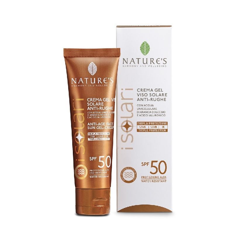 Crema Solar Facial Antiarrugas SPF50 · iSolari · 50 ml