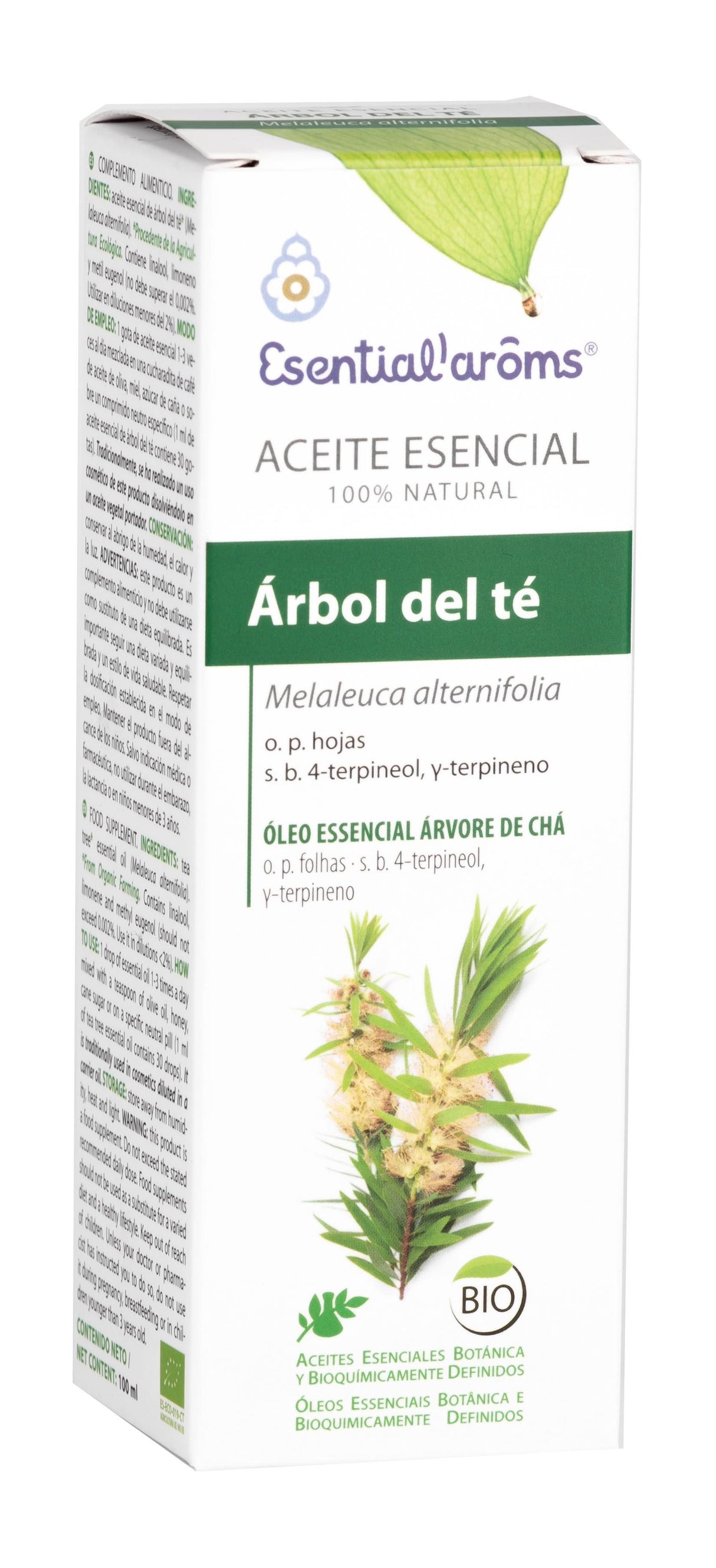 Aceite Esencial de Árbol del Té Bio · Esential'Aroms · 10 ml