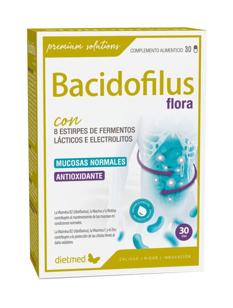 Bacidofilus Flora · DietMed · 30 cápsulas