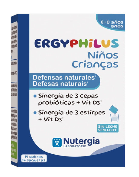 Ergyphilus Niños · Nutergia · 14 sobres