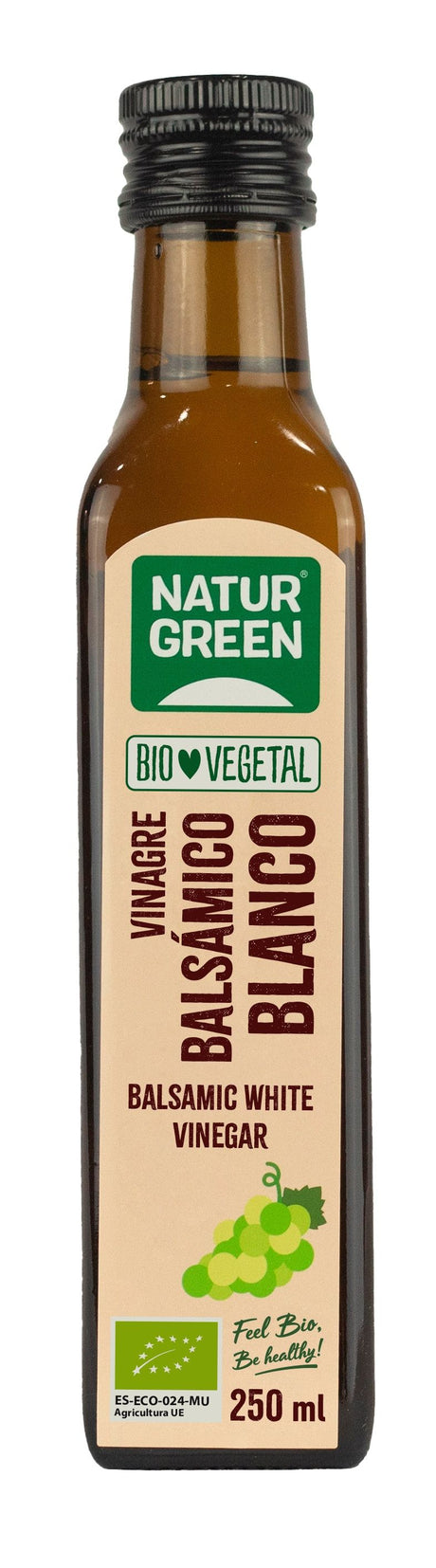 Vinagre Balsámico Blanco Bio · Naturgreen · 250 ml