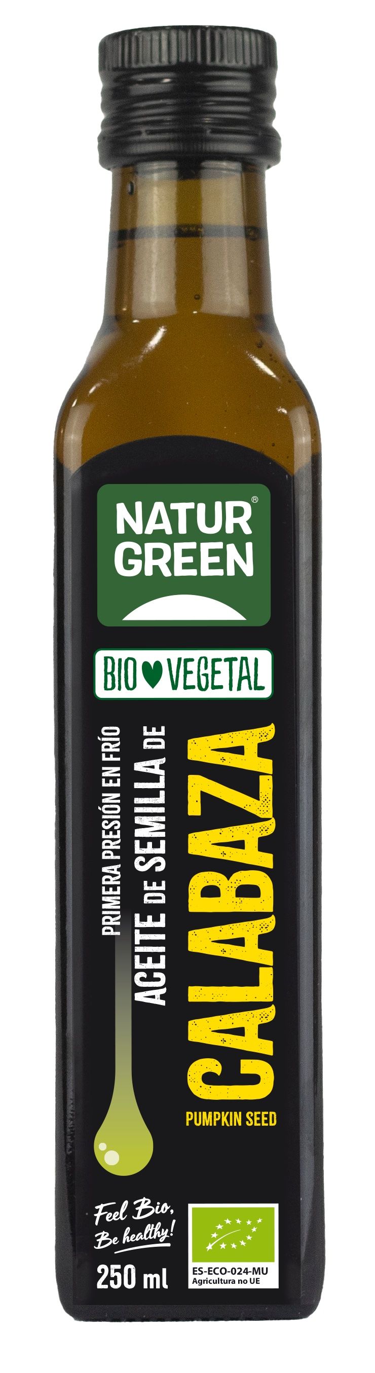 Aceite de Semilla de Calabaza Bio · Naturgreen · 250 ml