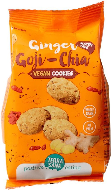 Cookies Veganas de Jengibre, Goji y Chía · Terrasana · 105 gramos