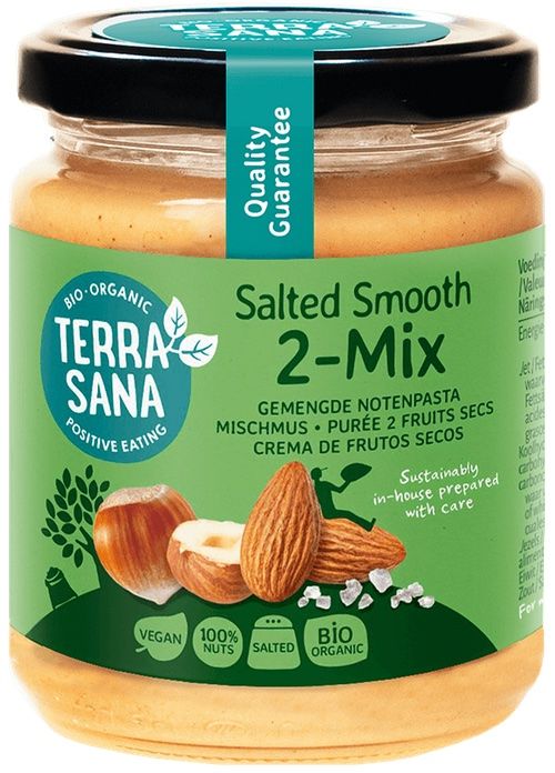 Crema de Frutos Secos con Sal del Himalaya 2-Mix · Terrasana · 250 gramos