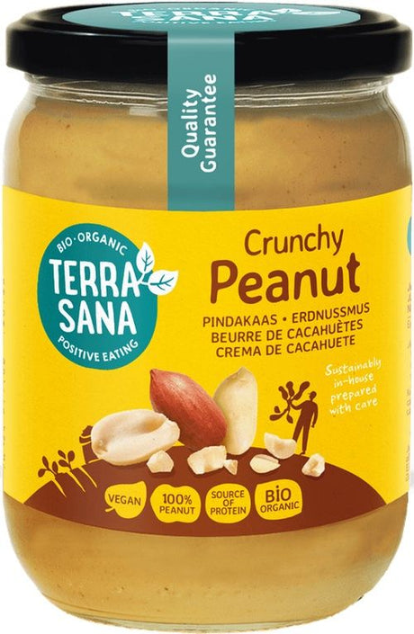 Crema de Cacahuete Crunchy · Terrasana · 500 gramos