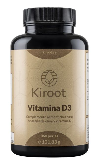 Vitamina D3 · Kiroot · 360 perlas