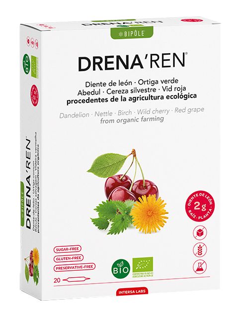 Bipole Drenaren · Dietéticos Intersa · 20 ampollas